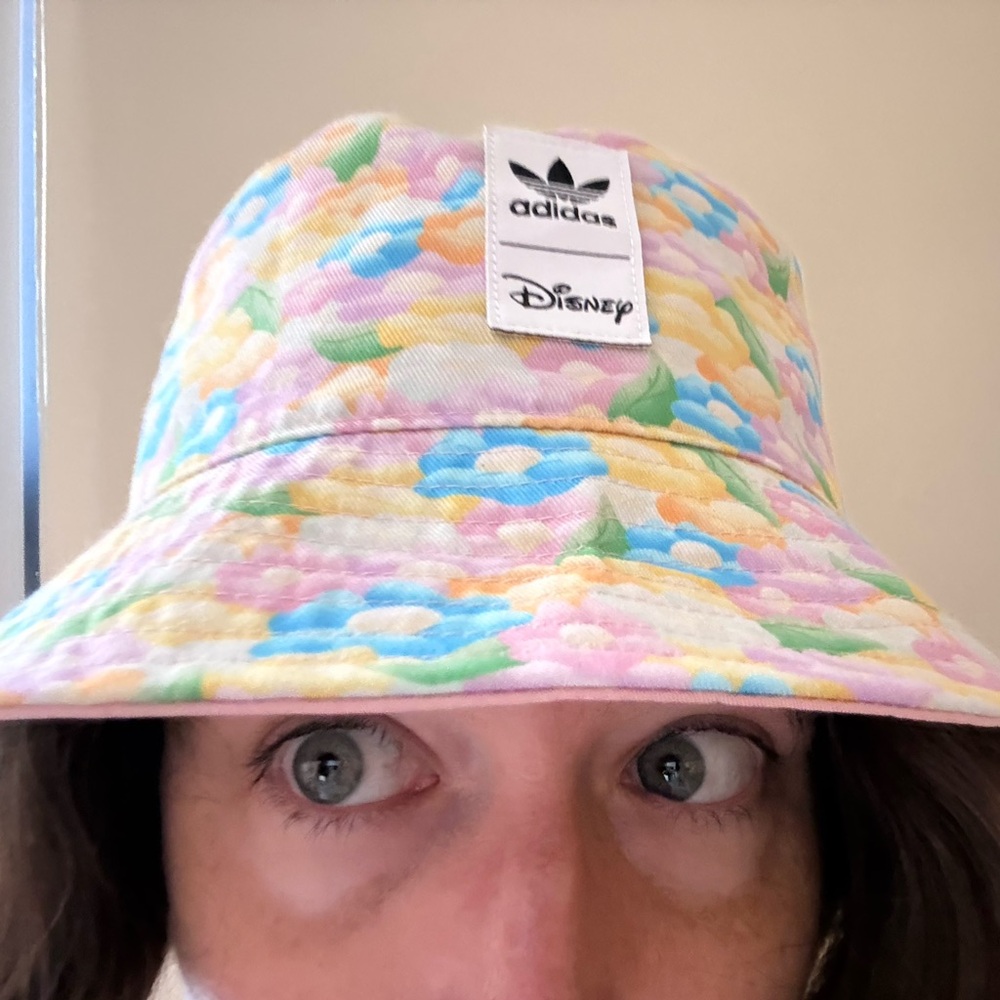 adidas Pink Floral Collaboration Bucket Hat